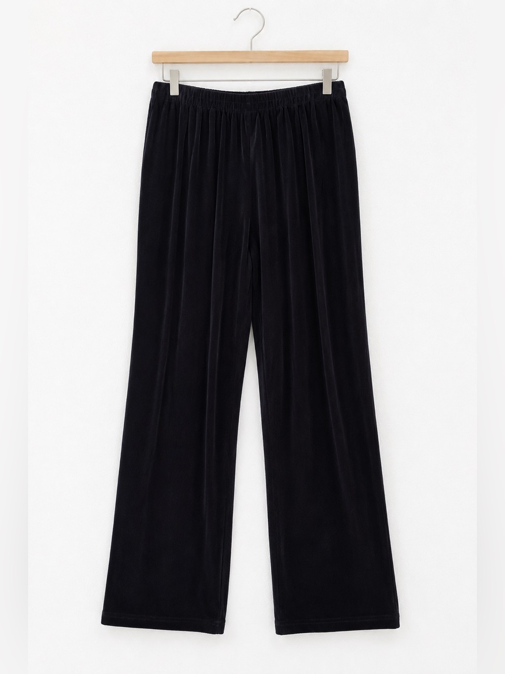 R&M Richards Black Wide-Leg Pants